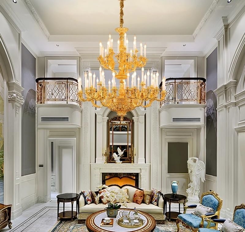 buy royal empire chandelier,should I buy a royal empire chandelier,royal empire chandelier pros cons,best huge brass chandelier,copper ceiling lamp worth buying,luxury chandelier vs alternatives unboxing and complete package contents