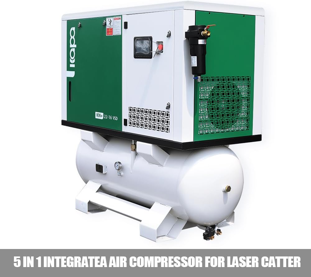 kapa 5-in-1 rotary screw air compressor review,kapa 30hp screw compressor pros cons,should I buy a kapa 5-in-1 air compressor,kapa rotary screw compressor vs alternatives,kapa 122cfm air compressor worth buying,best 5-in-1 industrial air compressor performance testing and real-world results