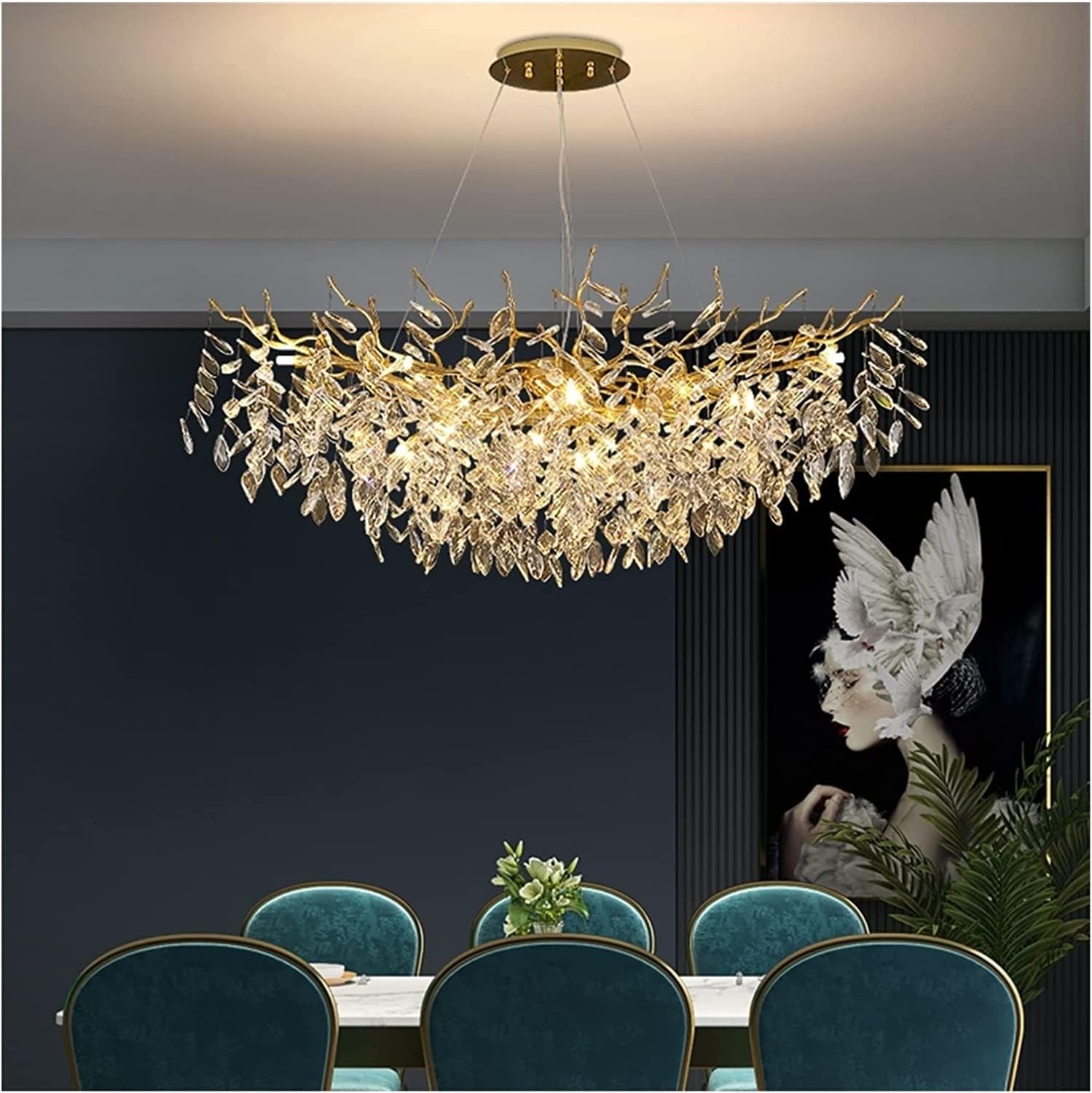 modern gold crystal chandelier,best modern gold chandelier,gold crystal chandelier pros cons,gold chandelier for dining room worth it,modern crystal chandelier vs traditional,luxury gold chandelier honest review - detailed features and technical specifications