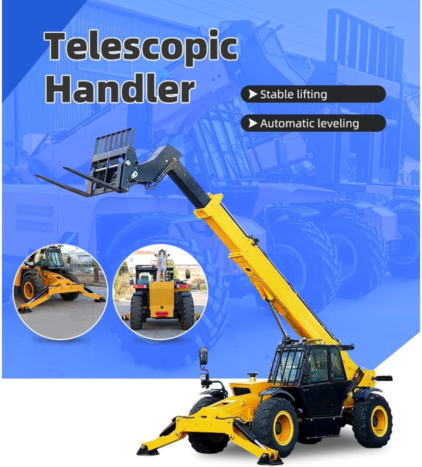 telehandler with crane jib,best telehandler with crane jib for construction,telehandler with crane jib pros cons,should I buy a telehandler with crane jib,telehandler vs skid steer loader for material handling,heavy duty telehandler with material platform unboxing and complete package contents