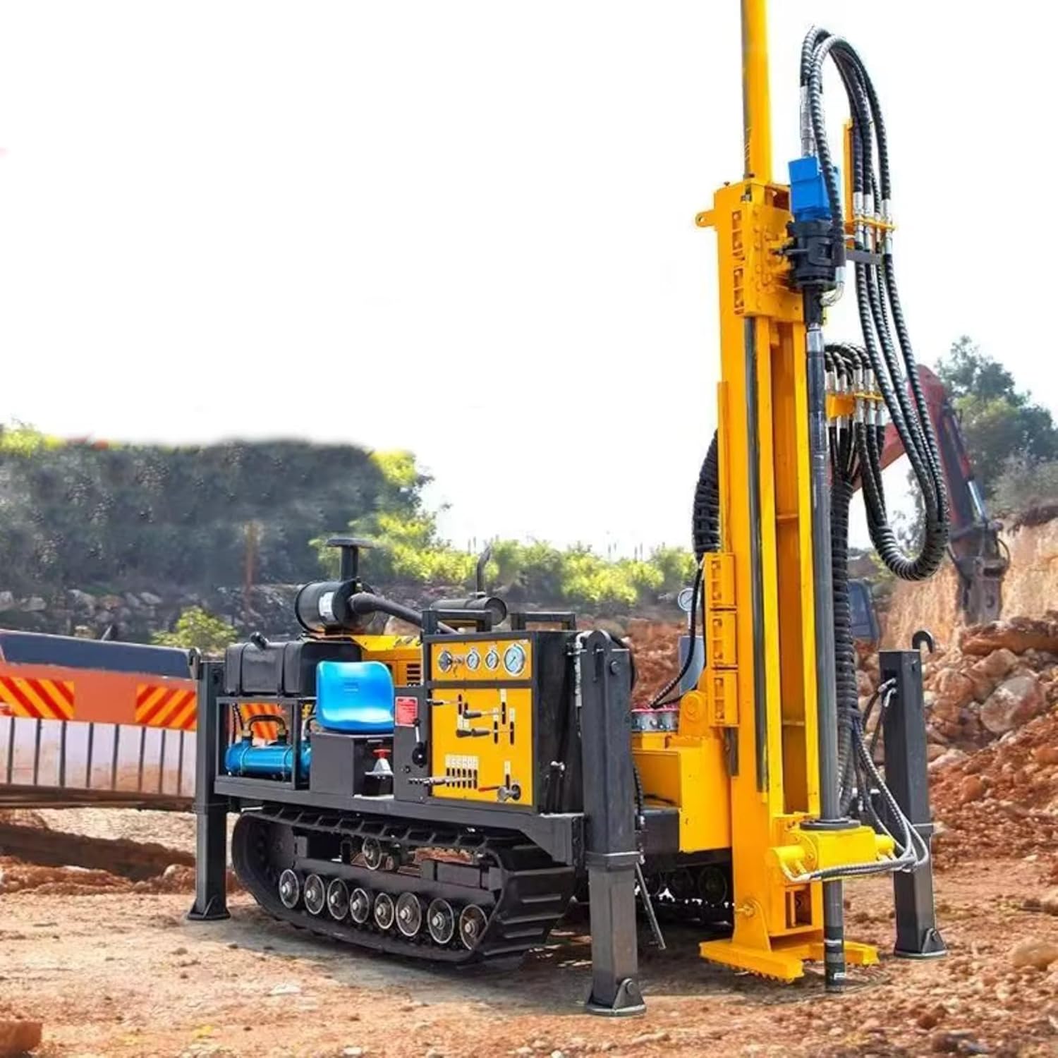 trailer mounted borehole drilling rig,portable groundwater well drilling machine worth it,trailer mounted borehole drilling rig vs alternatives,hydraulic deep drilling equipment pros cons,best crawler water well drilling rig for irrigation,should I buy a trailer mounted borehole drilling rig unboxing and complete package contents