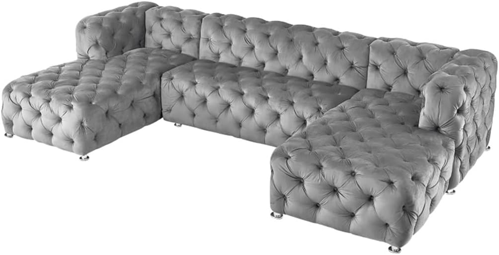 DUYHBAWRS U-shaped sofa review,U-shaped sectional review and rating,is DUYHBAWRS sofa worth buying,velvet modular sofa review pros cons,U-shaped sofa review honest opinion,DUYHBAWRS sectional review verdict - detailed features and technical specifications