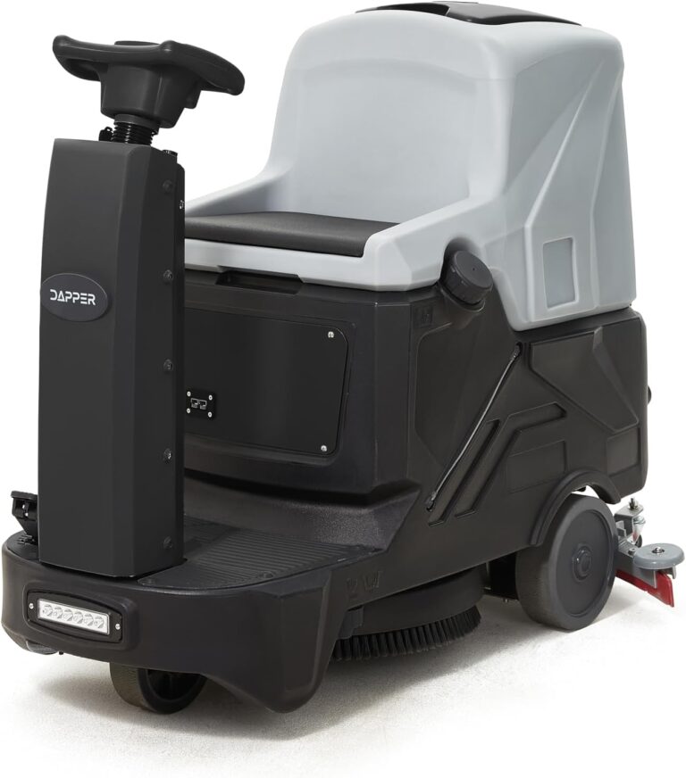 Image 1 of Dapper Supply ride-on scrubber review