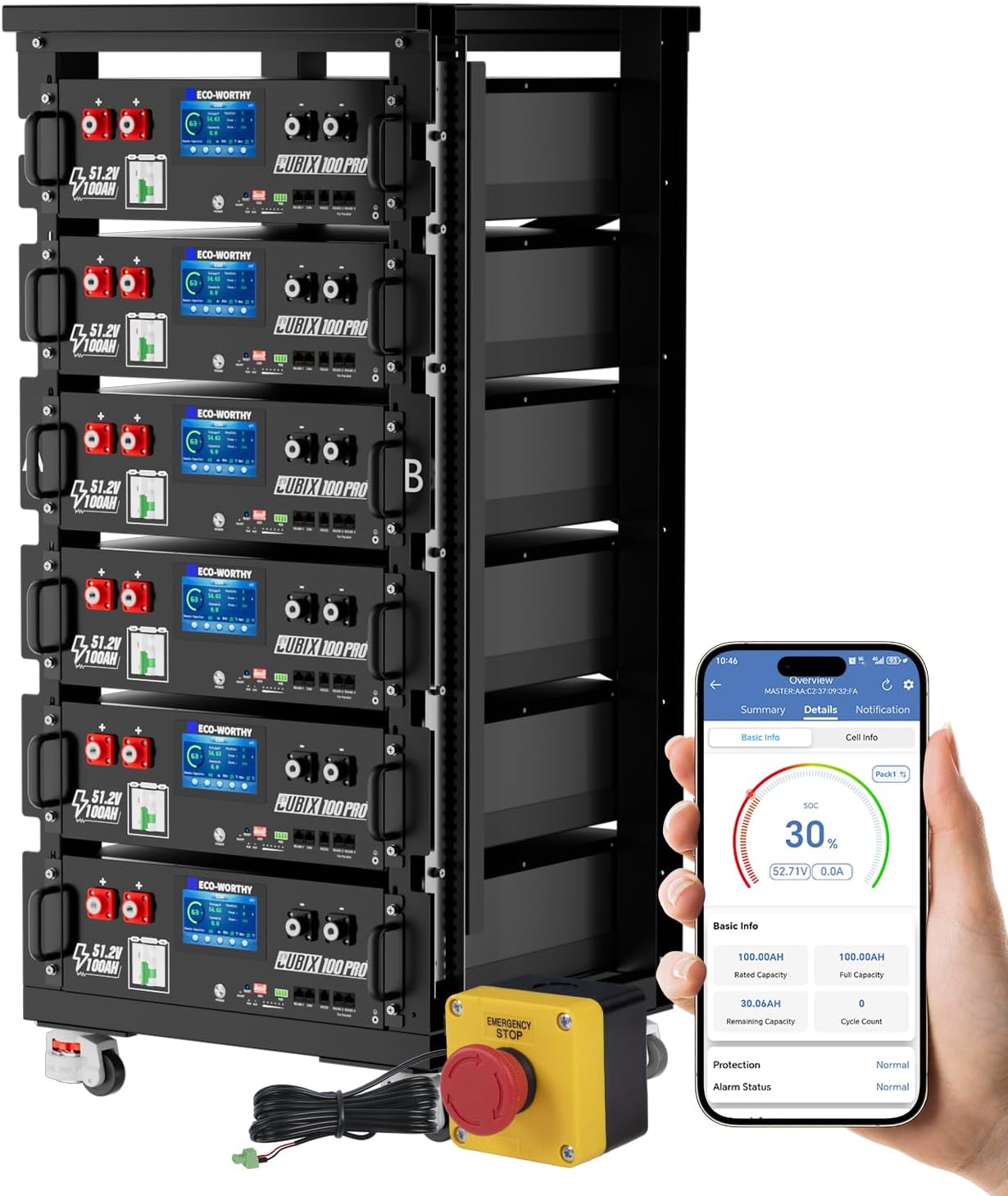 ECO-WORTHY 48V 100Ah Pro review,ECO-WORTHY server rack battery pros cons,ECO-WORTHY 48V 100Ah low temperature charging,is ECO-WORTHY LiFePO4 battery worth buying,best 48V server rack battery for off-grid,ECO-WORTHY vs EG4 battery comparison - detailed features and technical specifications