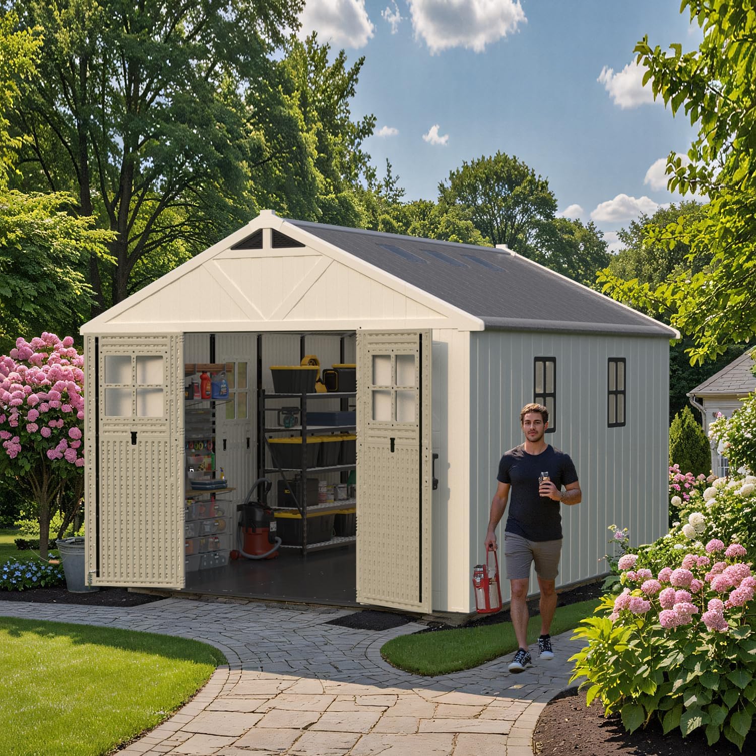 Patiowell 10x12 storage shed review,Patiowell storage shed review and rating,is Patiowell shed worth buying,Patiowell 10x12 shed review pros cons,Patiowell shed review honest opinion,Patiowell outdoor storage shed review verdict unboxing and complete package contents