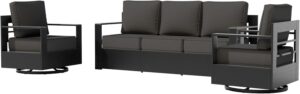 Image 1 of Qsoer 3-piece patio conversation set review