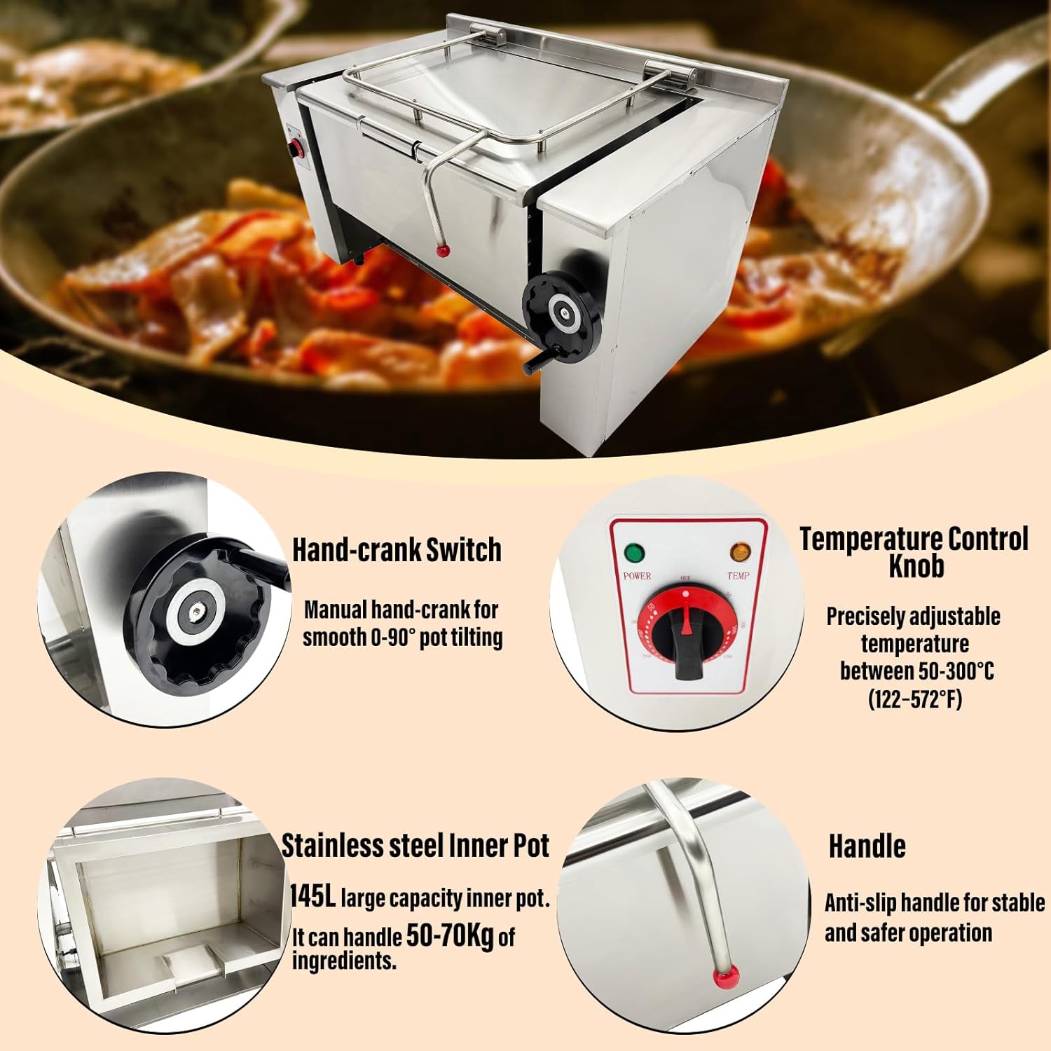 Step-by-step guide for WYDDDARY electric tilting braising pan review,electric tilting skillet review and rating,is WYDDDARY braising pan worth buying,commercial tilting pan review pros cons,WYDDDARY skillet review honest opinion,electric braising pan review verdict - complete tutorial