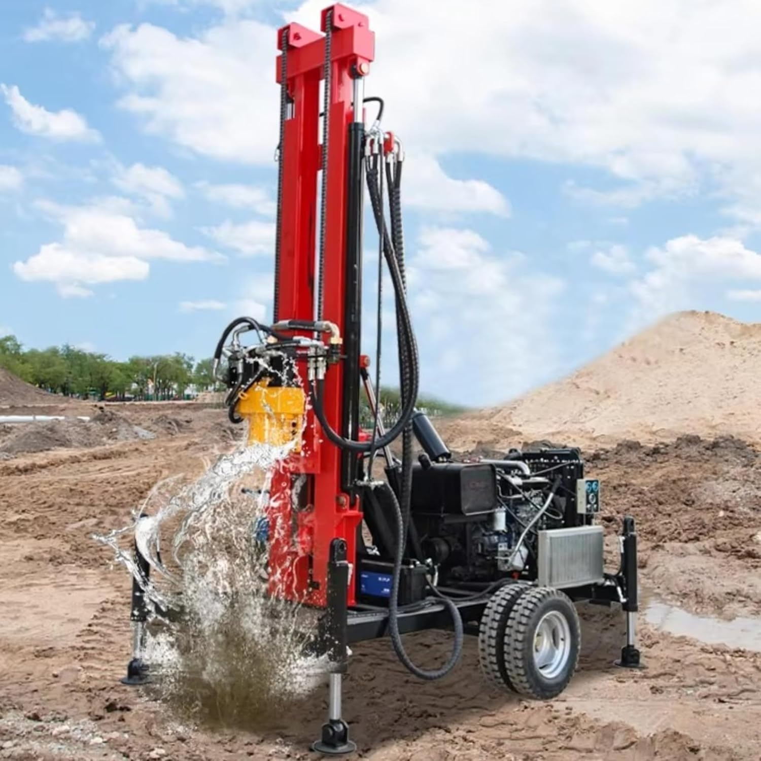 buy hydraulic water well drilling rig,hydraulic water well drilling rig pros cons,best compact borehole drilling machine,all-terrain well drill equipment vs alternatives,should I buy a hydraulic well drilling rig,hydraulic water well drilling rig worth buying - detailed features and technical specifications