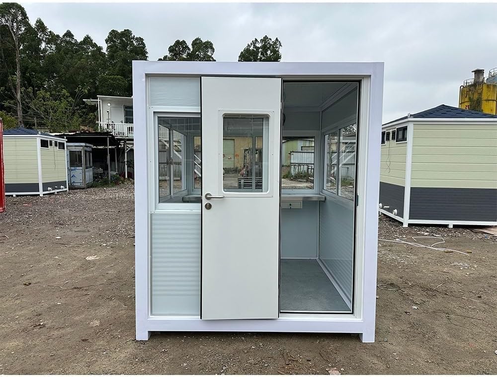 guard booth with ac and heating,portable security booth worth it,guard shack pros cons,buy guardhouse with air conditioner,best outdoor guard booth,security booth vs alternatives unboxing and complete package contents