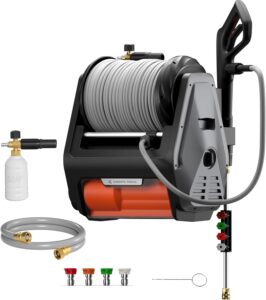 Image 1 of Giraffe Tools Grandfalls retractable pressure washer review