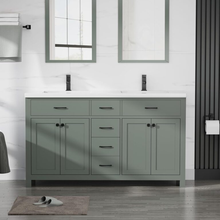 LUCKWIND 60 Bathroom Vanity Review: Pros & Cons to Know 1 Image 1 of LUCKWIND 60 bathroom vanity review