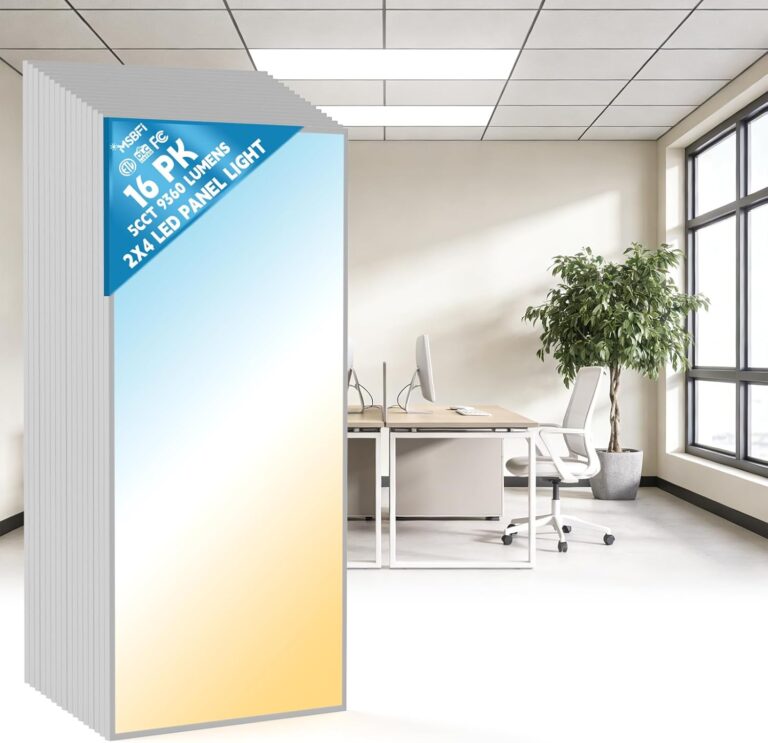 Msbfi 2x4 LED Panel Light Review: Pros & Cons Worth Buying? 6 Image 1 of msbfi 2x4 led panel light review